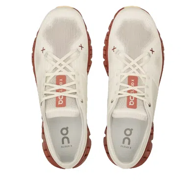 On Cloud X Lace-up Sneakers In Brown