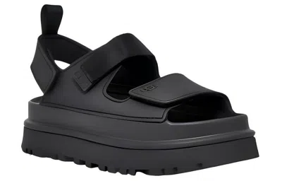 Ugg Venture Daze Slide Womens Suede Casual Slide Sandals In Black