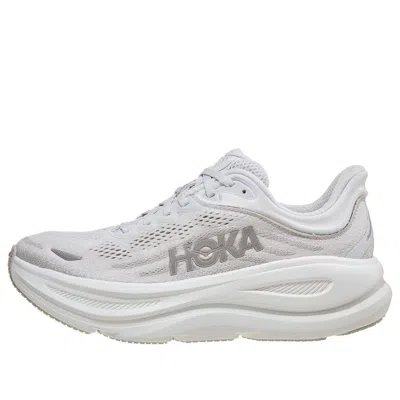 Hoka Bondi 9 Sneaker In Silver