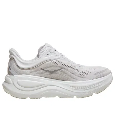 Hoka Bondi 9 Sneaker In Silver