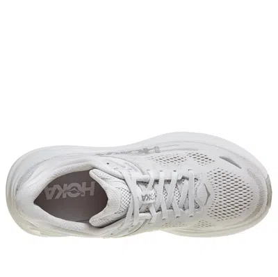 Hoka Bondi 9 Sneaker In Silver