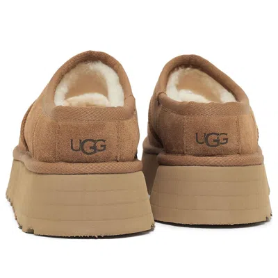 Ugg 44mm Bea Shearling & Suede Mules In Brown