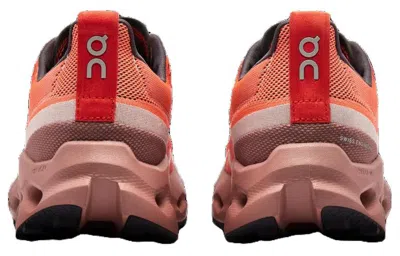On Cloudsurfer Mesh Sneakers In Orange