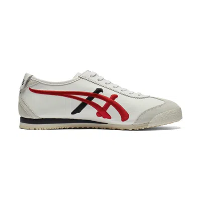 Onitsuka Tiger Mexico 66 Nm 'white Classic Red' In Gray