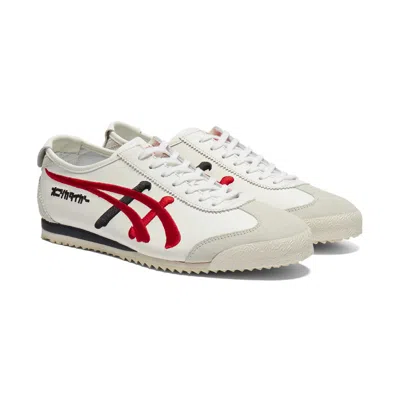 Onitsuka Tiger Mexico 66 Nm 'white Classic Red' In Gray
