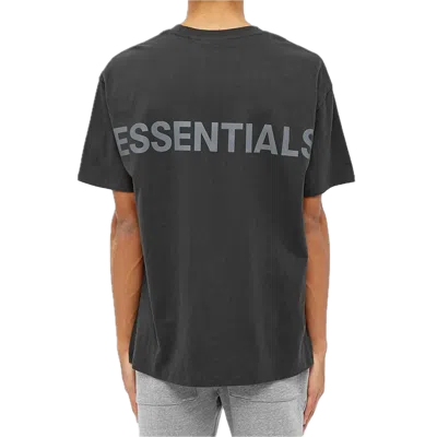 Essentials Fear Of God  Reflective T-shirt 'white Black'