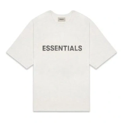 Essentials Fear Of God  Short Sleeves T-shirt 'light Oatmeal' In White