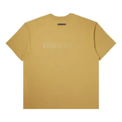 Fear Of God Essentials Short-sleeve T-shirt 'amber' In Brown
