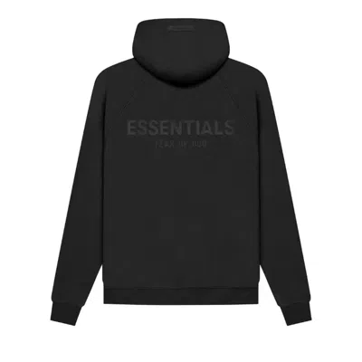 Essentials Fear Of God  Ss21 Pull-over Hoodie 'black Stretch Limo'