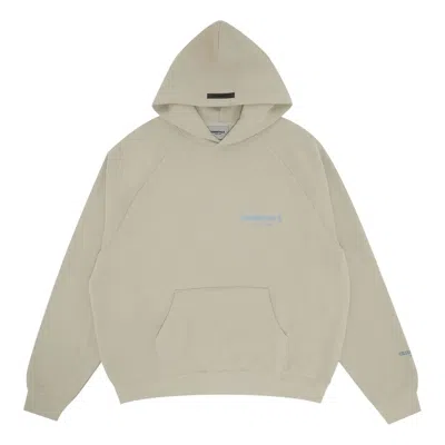 Essentials Fear Of God  X Ssense Fw21 Pullover Hoodie 'linen Tan' In White