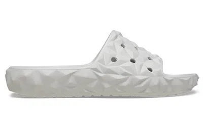 Crocs Classic Geometric Slide 2.0 In White