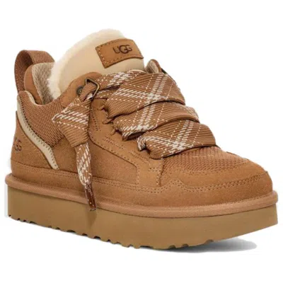 Ugg Stylish Boot-style Sneakers With Plush Lining In Brown