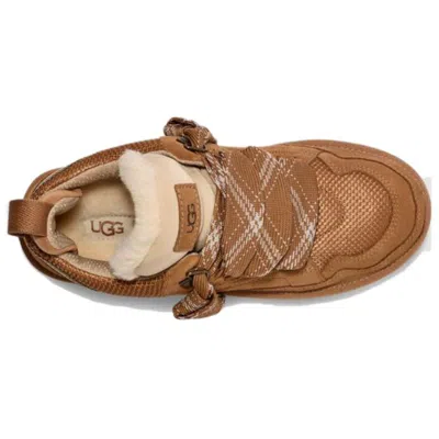 Ugg Stylish Boot-style Sneakers With Plush Lining In Brown