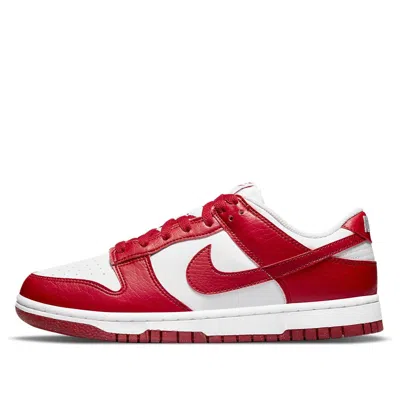 Nike Dunk Low Next Nature Sneaker In Red And White
