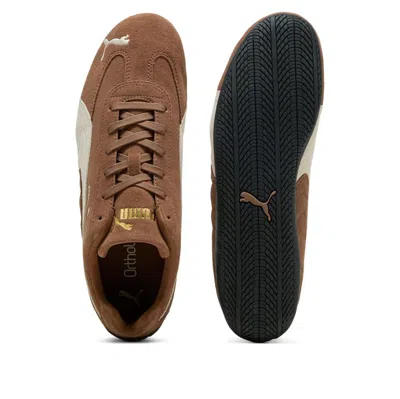 Puma Speedcat Archive Brown Sneakers With Side Logo In Suede Unisex