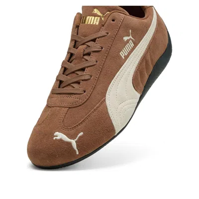 Puma Speedcat Archive Brown Sneakers With Side Logo In Suede Unisex