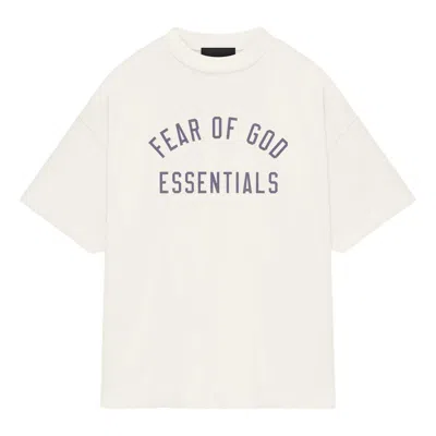 Essentials Fear Of God  Jersey Crewneck Tee 'shell' In White