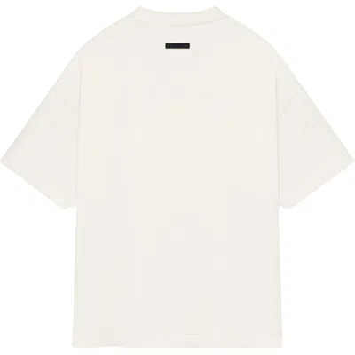 Essentials Fear Of God  Jersey Crewneck Tee 'shell' In White