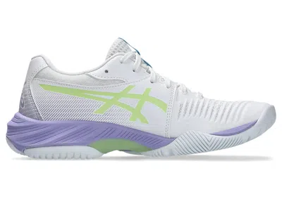 Asics (wmns)  Netburner Ballistic Ff 3 'white Vapor' In Multi