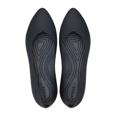 Crocs Brooklyn Pointed Flat In Black