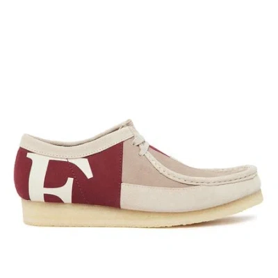 Clarks X Frank Pellegrino Wallabee 'red Combi' In Brown