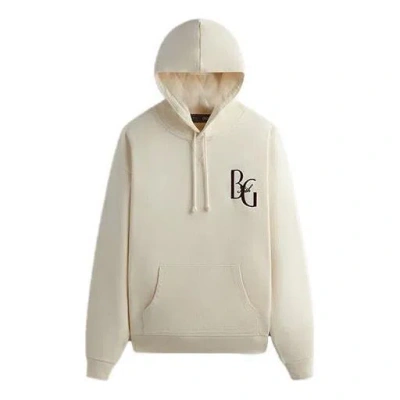 Kith For Bergdorf Goodman Nelson Crest Hoodie 'sandrift' In Neutral