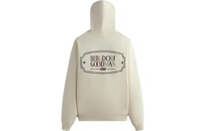 Kith For Bergdorf Goodman Nelson Crest Hoodie 'sandrift' In Neutral