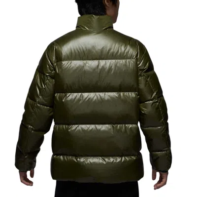 Air Jordan Flight Down Puffer Jacket Asia Sizing 'medium Olive' In Green