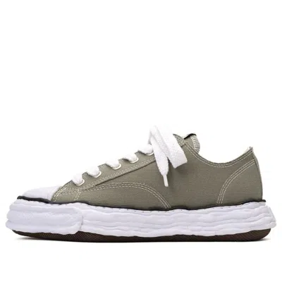 Miharayasuhiro Maison Mihara Yasuhiro Peterson 23 Og Sole Canvas Low 'green' In Brown