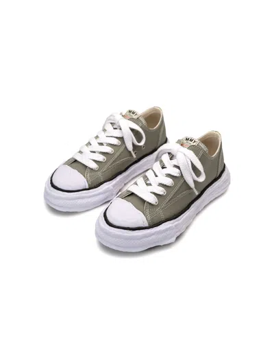 Miharayasuhiro Maison Mihara Yasuhiro Peterson 23 Og Sole Canvas Low 'green' In Brown