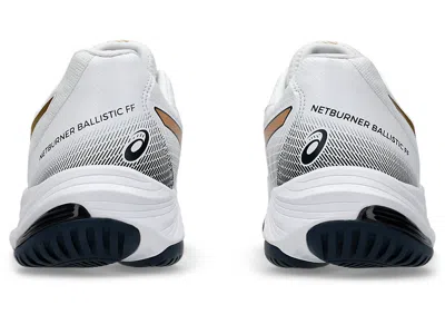 Asics Netburner Ballistic Ff 3 'white Pure Gold' In Multi