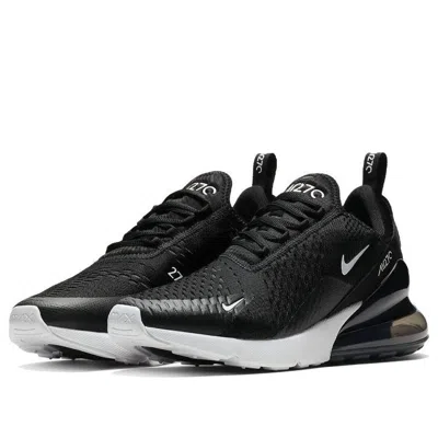 Nike Air Max 270 Sneakers In Black In White