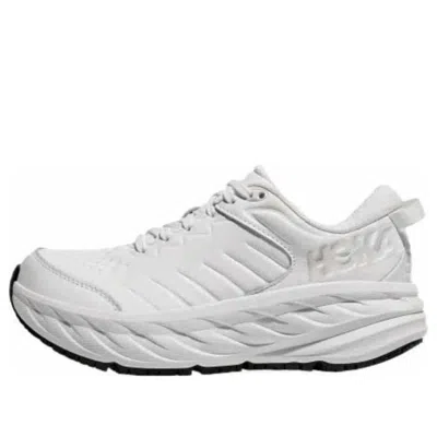 Hoka W Bondi Sr Woman Sneakers White Size 5.5 Leather In White