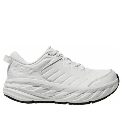 Hoka W Bondi Sr Woman Sneakers White Size 5.5 Leather In White