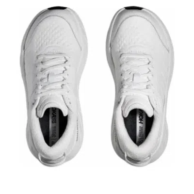Hoka W Bondi Sr Woman Sneakers White Size 5.5 Leather In White