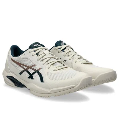 Asics Solution Swift Ff 2 'birch Saxon Green' In White