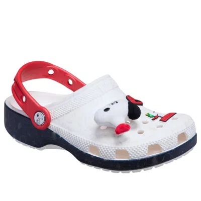 Crocs Peanuts Clog Rubber Sandals In White