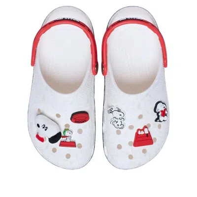 Crocs Peanuts Clog Rubber Sandals In White
