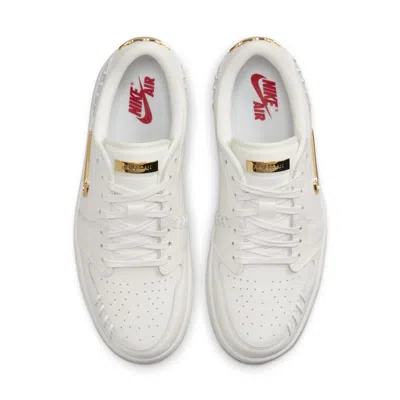 Air Jordan (wmns)  1 Low Method Of Make 'sail Metallic Gold' In Multi