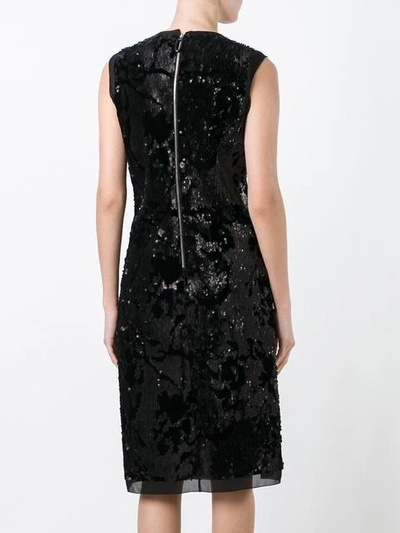 Shop Giorgio Armani Sequined Dress