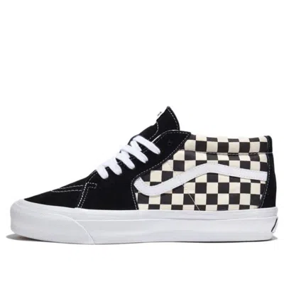 Vans Sk8-mid Reissue 83 Canvas High-top Sneakers In Black