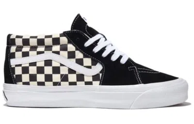 Vans Sk8-mid Reissue 83 Canvas High-top Sneakers In Black