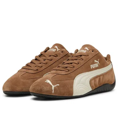 Puma Speedcat Archive Brown Sneakers With Side Logo In Suede Unisex