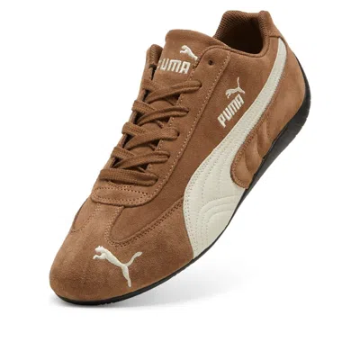 Puma Speedcat Archive Brown Sneakers With Side Logo In Suede Unisex