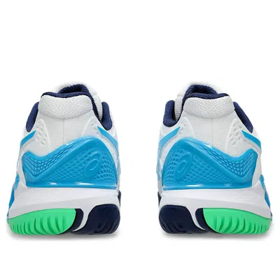 Asics Gel-resolution 9 'white Digital Aqua' In Multi