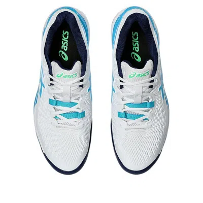 Asics Gel-resolution 9 'white Digital Aqua' In Multi