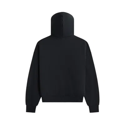 Essentials Black Hoodie With University Logo In Black