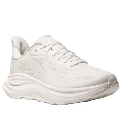 Hoka Streamlined White Sneakers With Cushioned Sole