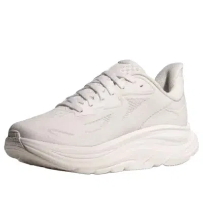 Hoka Streamlined White Sneakers With Cushioned Sole