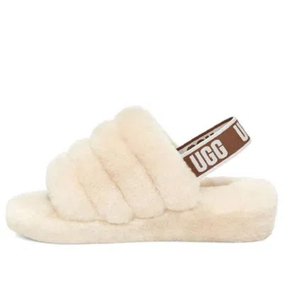 Ugg (wmns)  Fluff Yeah Slide 'natural' In Neutral
